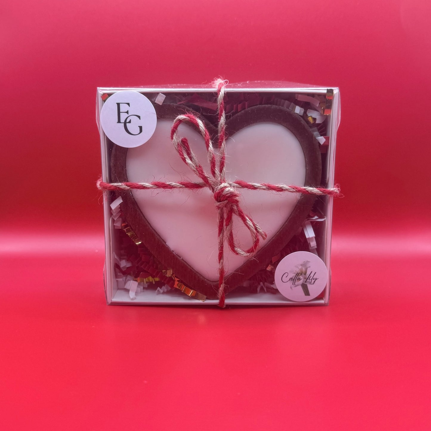 Handcrafted Mini Heart Candle