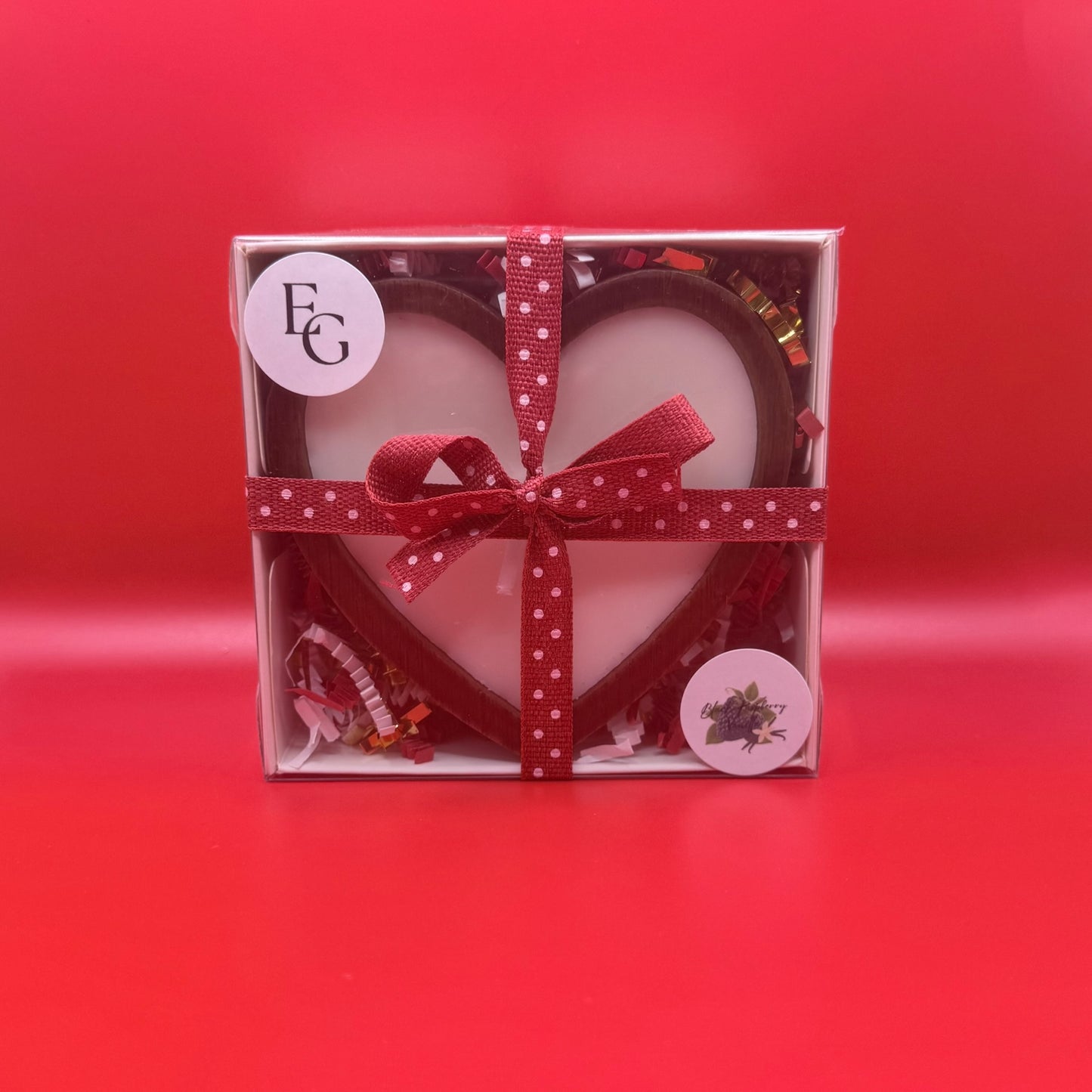 Handcrafted Mini Heart Candle