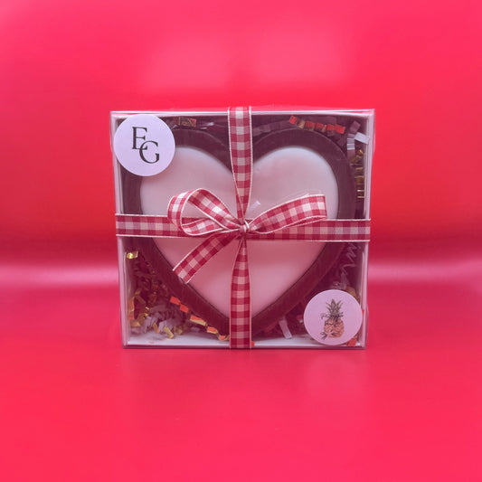 Handcrafted Mini Heart Candle